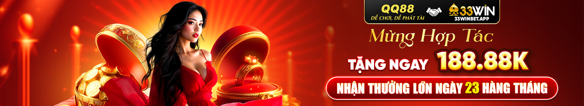 33win banner hợp tác qq88